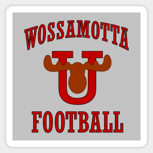 Wossamotto U Football Sticker